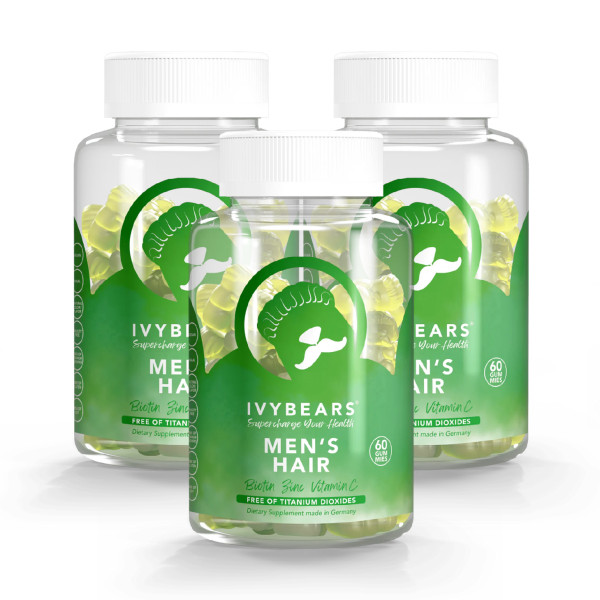 Ivybears Men´s Hair Vitamins x 3 meses
