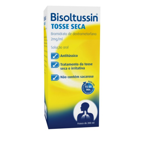 Bisoltussin Tosse Seca Solução Oral 2 mg/mL x 200 ml