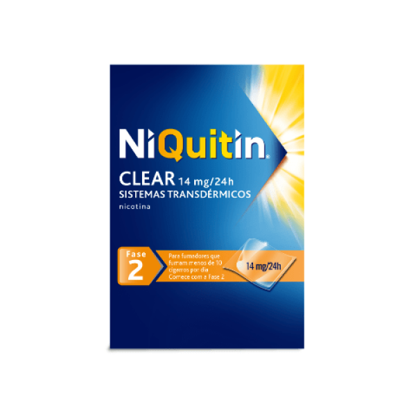 Niquitin Clear 14mg/24h x 14 sistemas transdérmicos