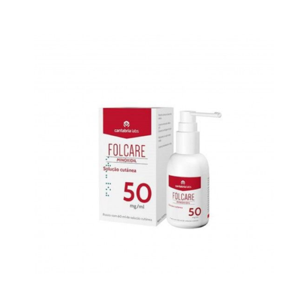 Folcare, 50 mg/mL -60 mL x 1 solução cutanea