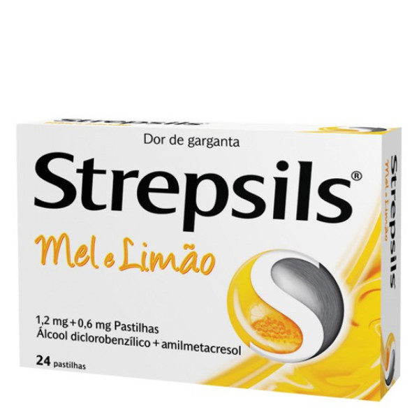 Strepsils Mel e limão, 1,2/0,6 mg x 36 pst