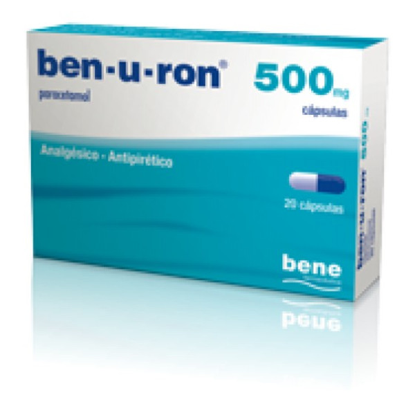 Ben-u-ron 500 mg x 20 Cápsulas