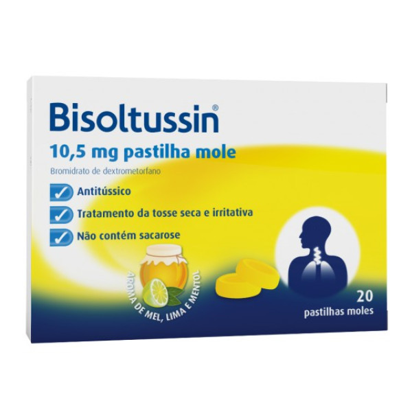 Bisoltussin 10,5 mg x 20 Pastilhas Moles