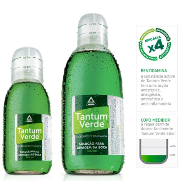 Tantum Verde, 1,5 mg/mL-500mL x 1 sol bucal <mark>f</mark>rasco