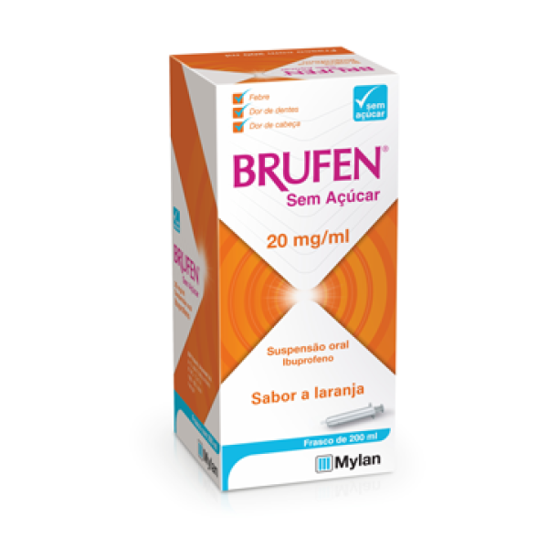 Brufen Sem Açúcar, 20 mg/mL-200mL x 1 susp oral mL