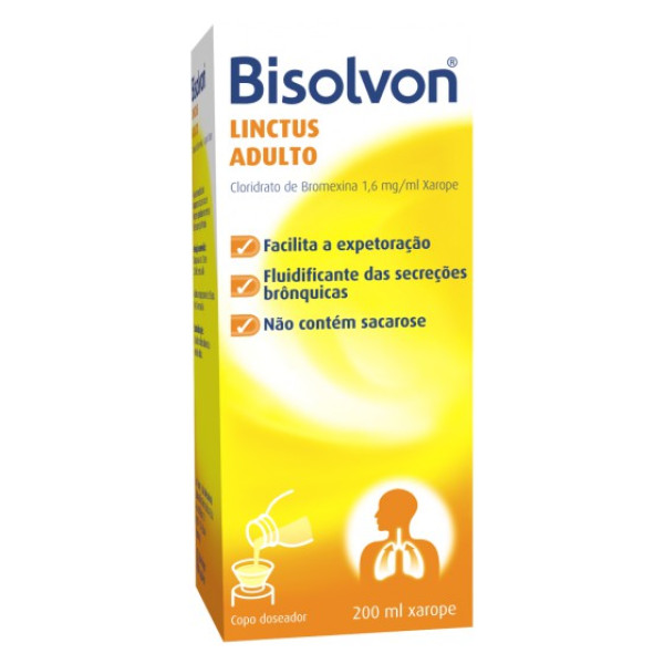 Bisolvon Linctus Adulto Xarope 1,6 mg/mL x 200ml