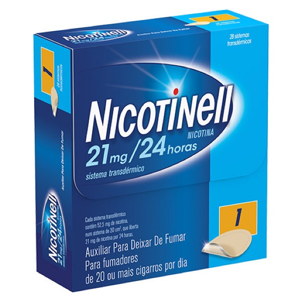 Nicotinell 21 mg/24h x 28 sistemas transdérmicos 