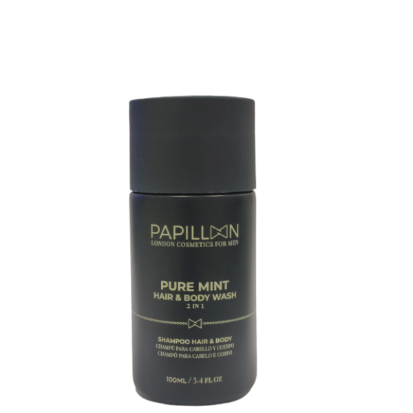Papillon Pure Mint Hair & Body Wash 100ml