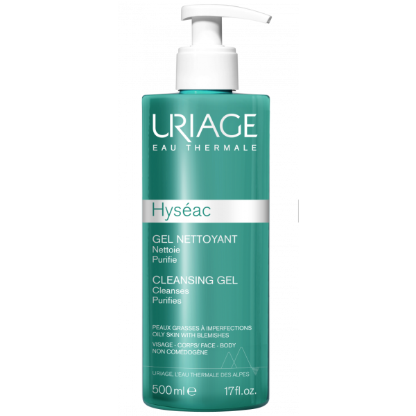 Uriage Hyséac Gel de Limpeza Suave 500ml  
