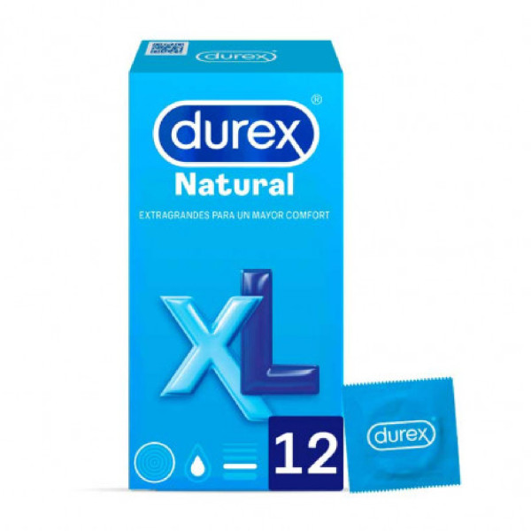 Durex Preservativos Natural XL x 12 unidades