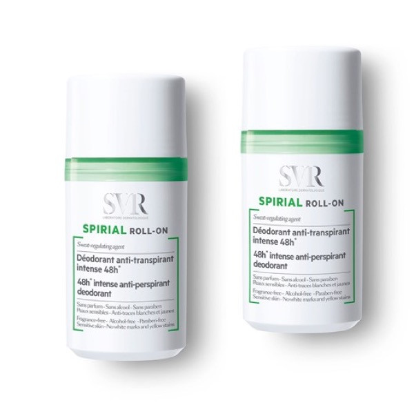 SVR Spirial Duo Roll-on desodorizante 50ml com Oferta de 2ª Embalagem