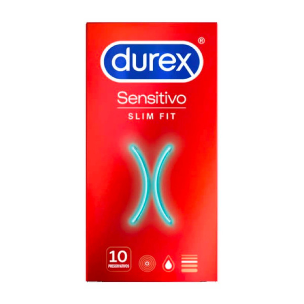 Durex Sensitivo Slim <mark>F</mark>it x10 preservativos