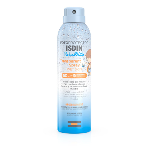 Isdin <mark>F</mark>otoprotector Transparent Spray Wet Skin Pediatrics SPF50 250ml