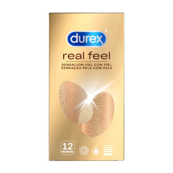 Durex Real Feel x12 Preservativos