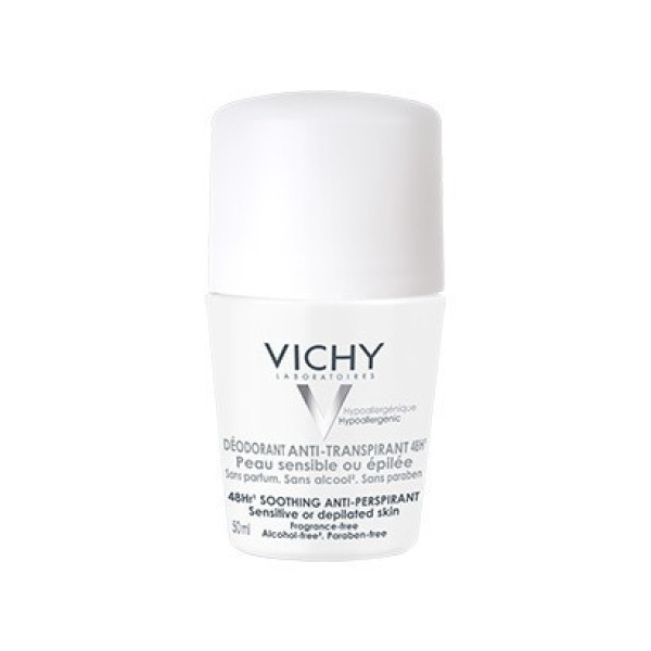 VICHY Desodorizante Desodorizante Antitranspirante 48Horas- Roll-On Pele Sensível 50ml