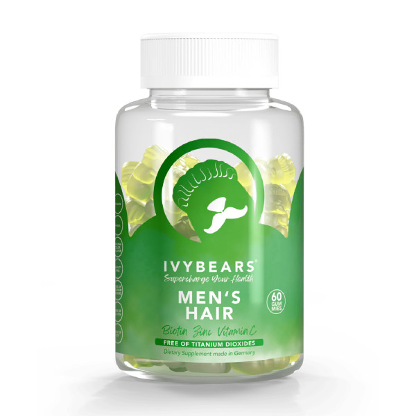 Ivybears Mens Hair Vitamins x 60 gomas