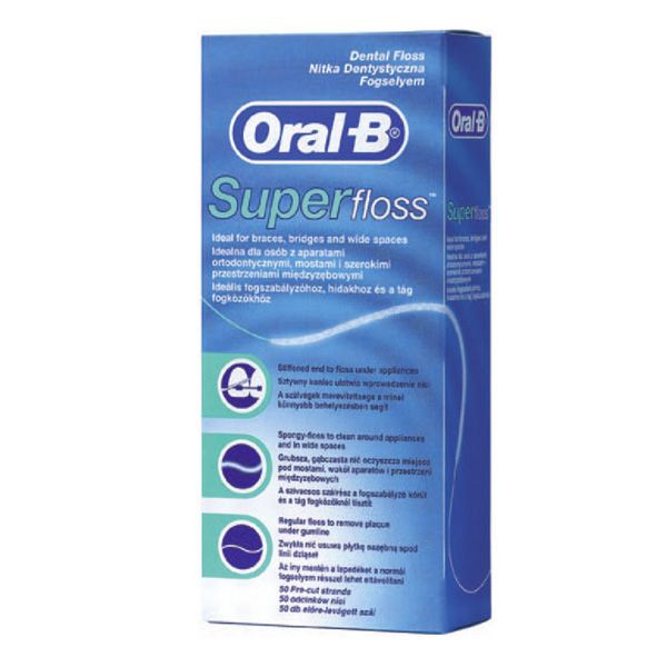 Oral B Super Floss Fio Dentário x50