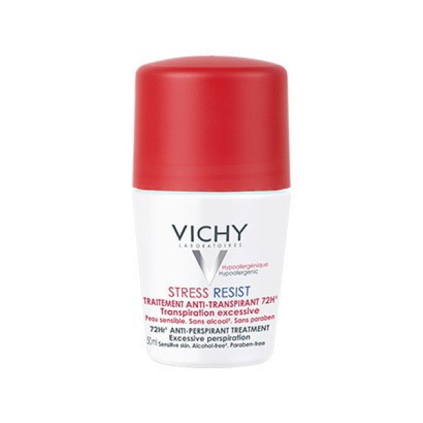 VICHY Desodorizante Stress Resist Tratamento Intensivo Antitranspirante 72 horas Roll-on 50ml