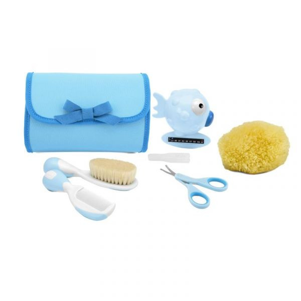 Chicco Happy Bubbles Conjunto Higiene Azul