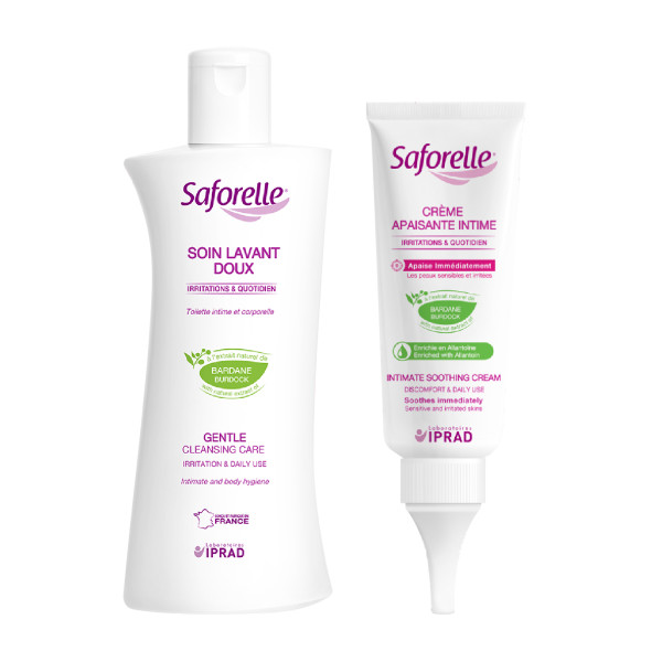 Saforelle Pack Solução de Lavagem Ultra Hidratante 250 ml + Creme Calmante 40 ml