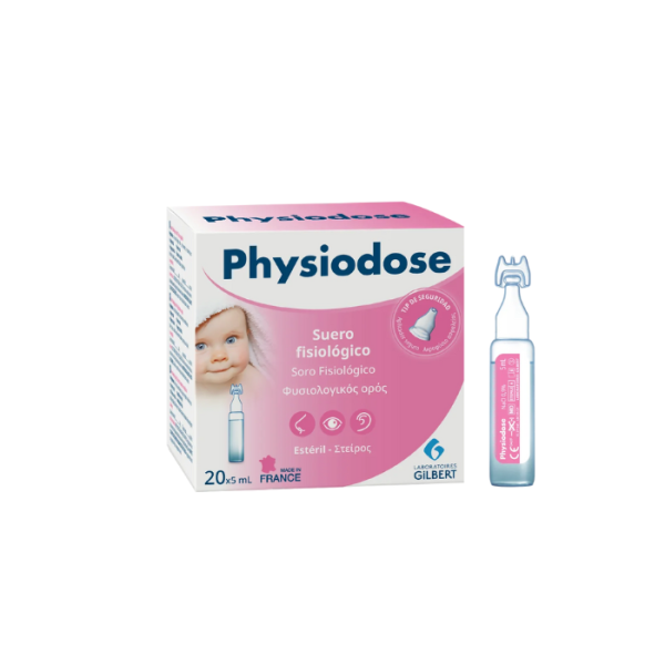 Physiodose Soro <mark>F</mark>isiológico Infantil Unidoses 5 ml x 20