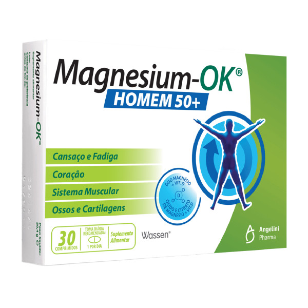 Magnesium-OK Homem 50+ x 30 Comprimidos