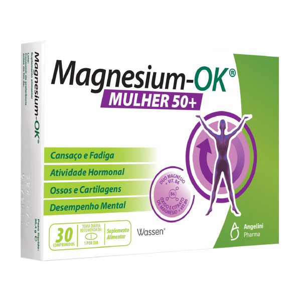 Magnesium-OK Mulher 50+ x 30 Comprimidos
