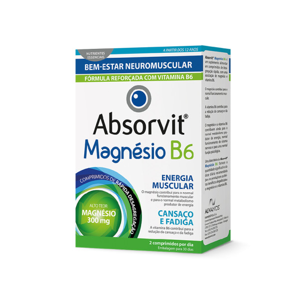 Absorvit Magnésio B6 x 60 comprimidos