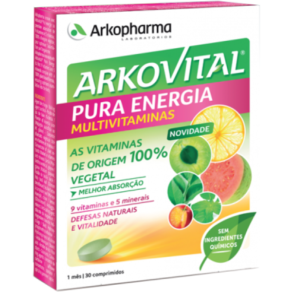 Arkovital Pura Energia x 30 Comprimidos