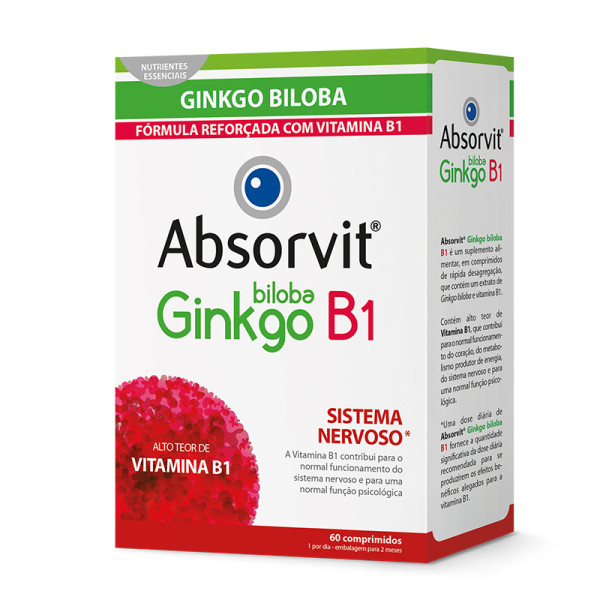 Absorvit Gingko B1 x 60 comprimidos