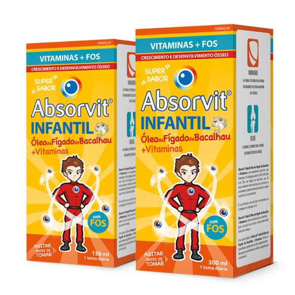 Absorvit Infantil Óleo Fígado de Bacalhau e Vitaminas 150ml