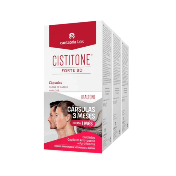 Cistitone Forte BD Trio Cápsulas 3 x 60 Unidade(s) com Oferta da 3ª Embalagem 