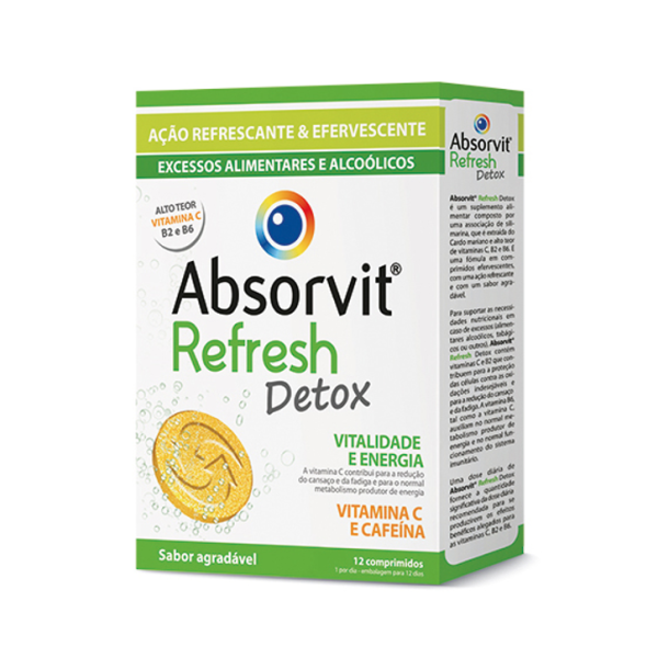 Absorvit Refresh Detox x 12 comprimidos 