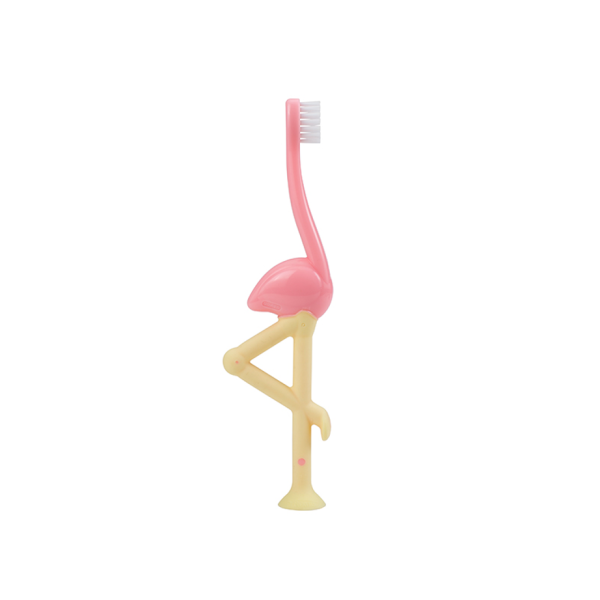 Dr. Brown's Escova de Dentes Flamingo 1-4 anos 