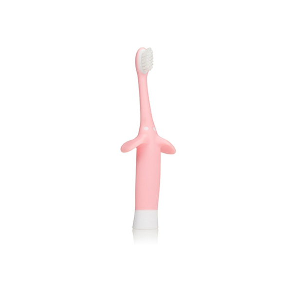 Dr. Brown's Escova de Dentes Elefante Rosa 0-3 anos 
