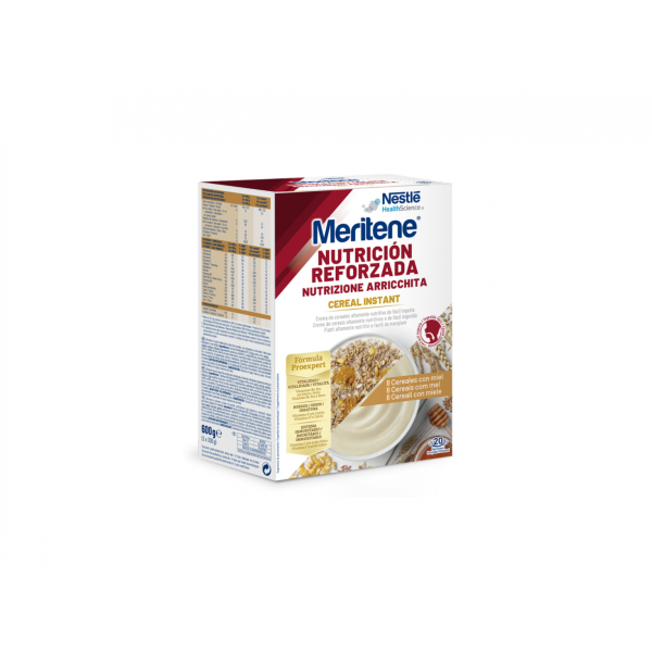 Meritene Cereal Instant 8 Cereais com Mel 300g x 2 saquetas